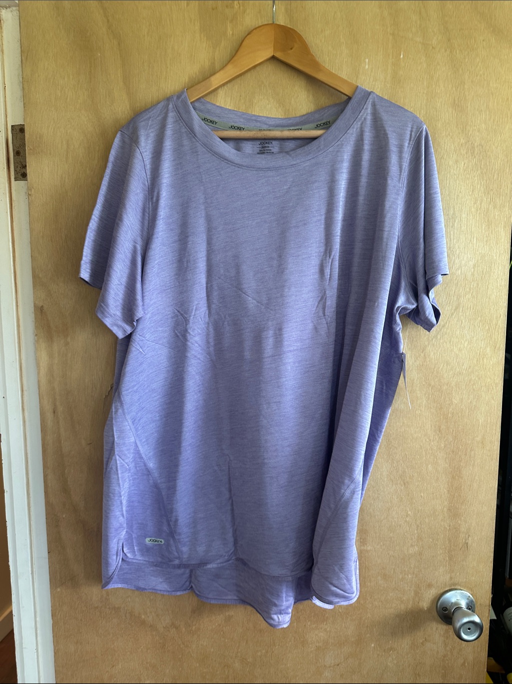 Jockey Lavender Short Sleeve Performance Tee